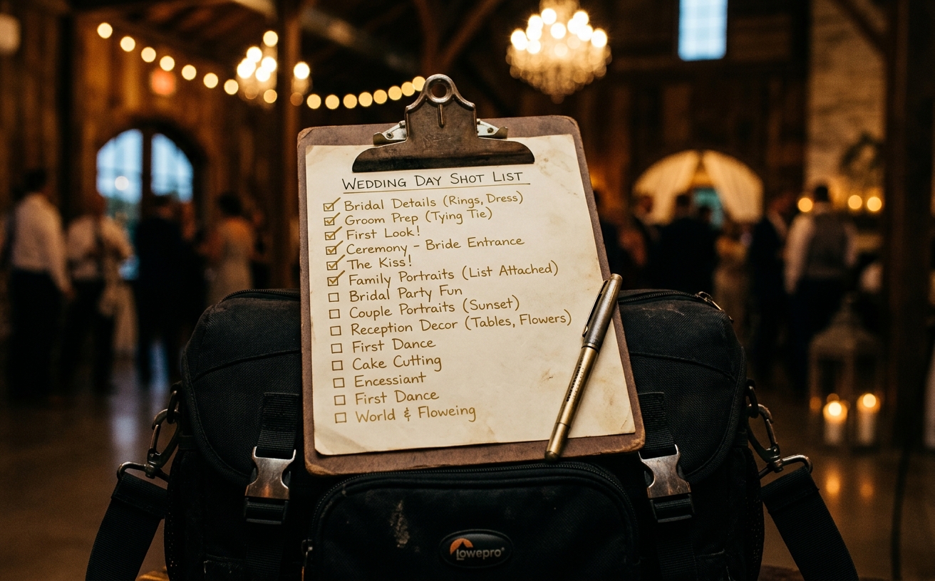 Wedding Video Shot Lists